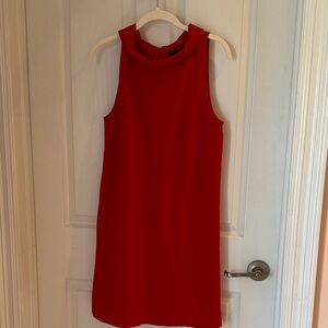 Ann Taylor Sleeveless Shift Dress with Cowl Collar
